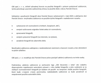 Letecké fotky obce rok 2020