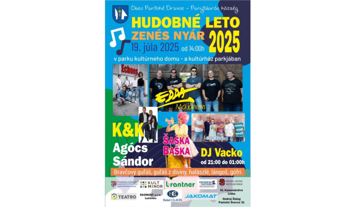 Hudobné leto 2025 Panické Dravce