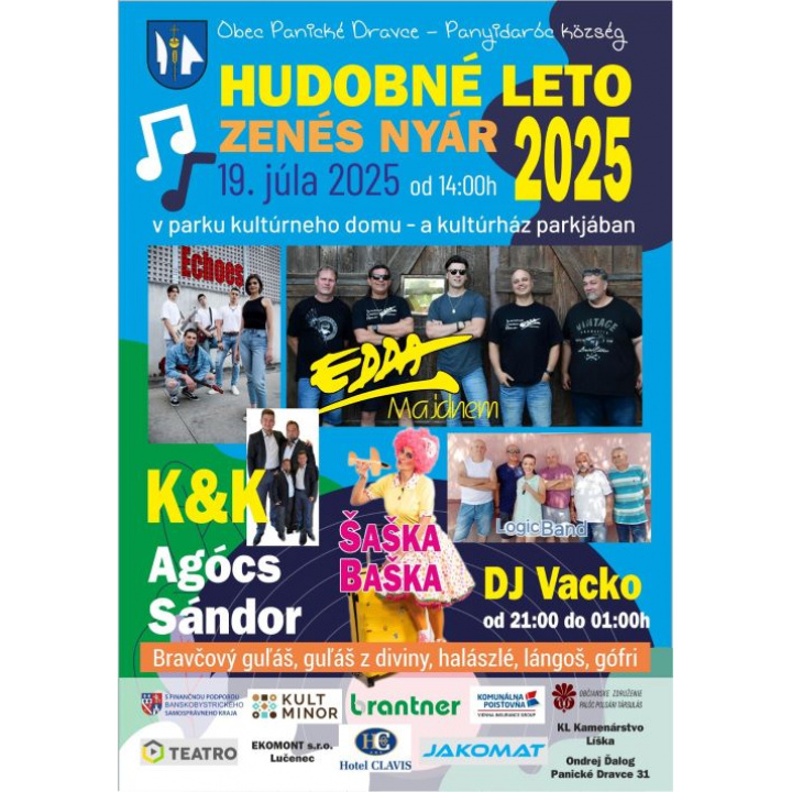 Hudobné leto 2025 Panické Dravce